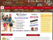 Tablet Screenshot of aothundanang.com